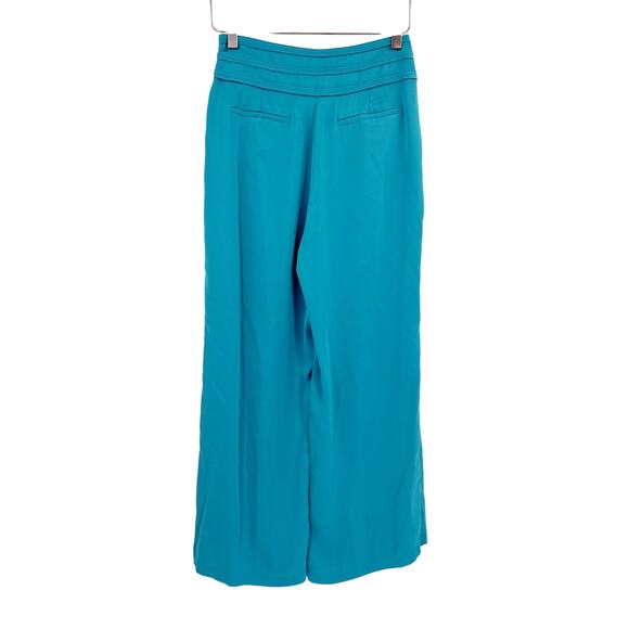 RAMY BROOK Pants NEW Size 2 Cropped Joss Pant $385 Teal Blue - Picture 4 of 4